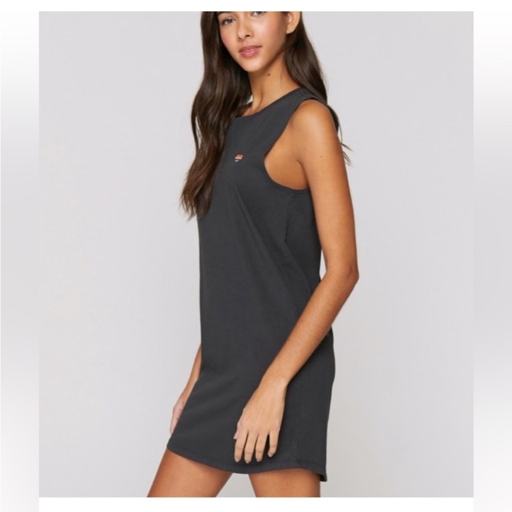 Spiritual Gangster Heart Patch Muscle Tank Dress
